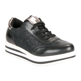 Fama Zapatillas de moda negro 2