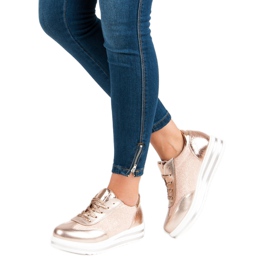 Fama Zapatillas de moda rosa 1