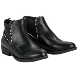 Botas Chelsea elegantes negro 3