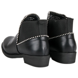 Botas Chelsea elegantes negro 2