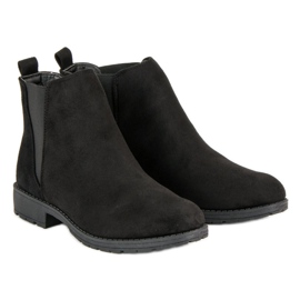 Via Giulia  Botas de ante Jodhpur negro 5
