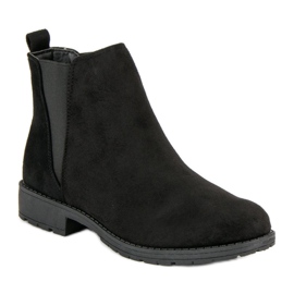 Via Giulia  Botas de ante Jodhpur negro 2