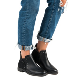 Botas bajas de mujer negro 4