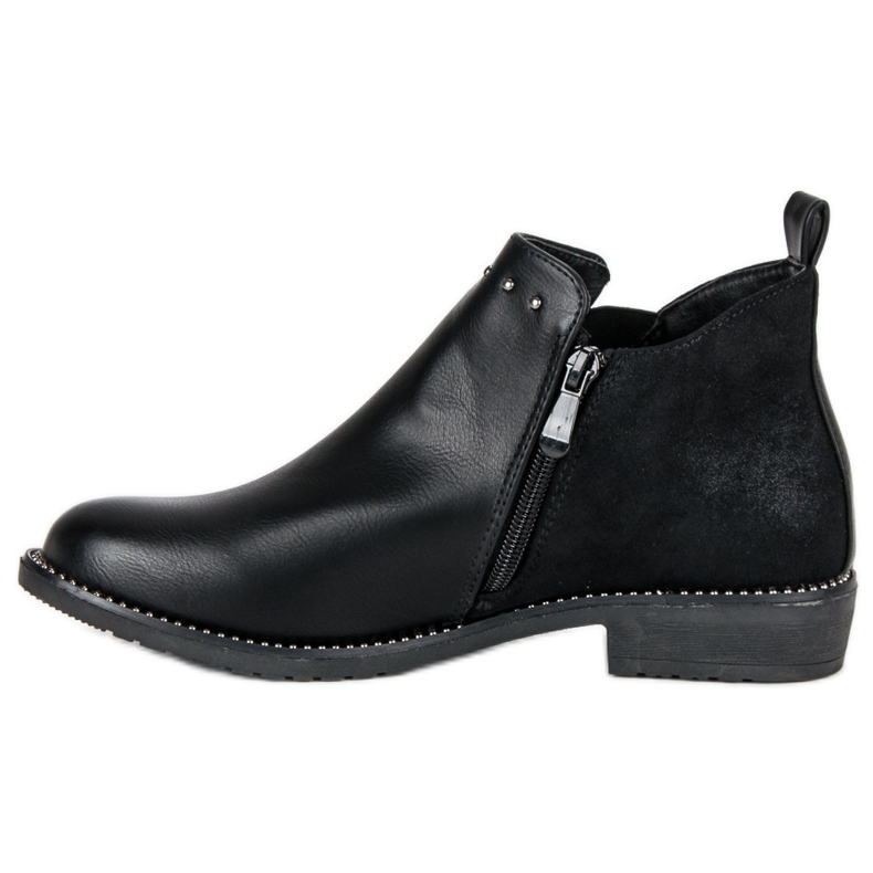 Botas bajas de mujer negro 1