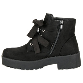 Botas negras de ante negro 3