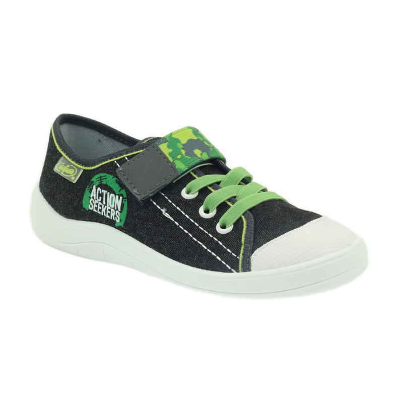 Befado zapatos para niños zapatillas zapatillas 251y102 negro verde 1