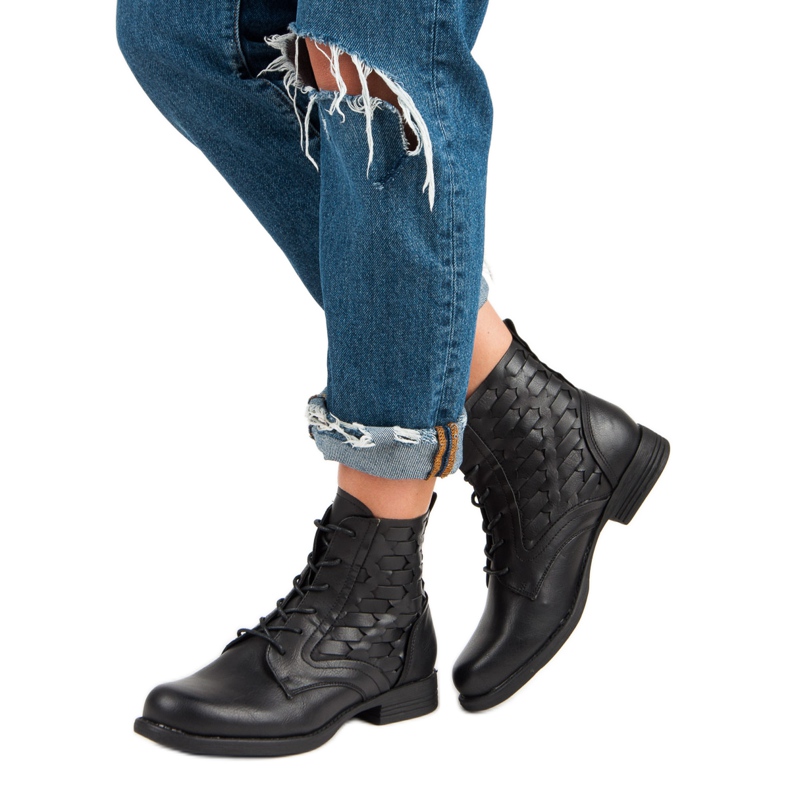 Forever Folie Botines casuales atados negro 2 Forever Folie Botines casuales atados negro 2