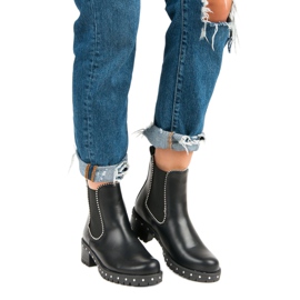 Bestelle Botas Rock Boot Jodhpur negro 1