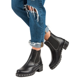 Bestelle Botas Rock Boot Jodhpur negro 2