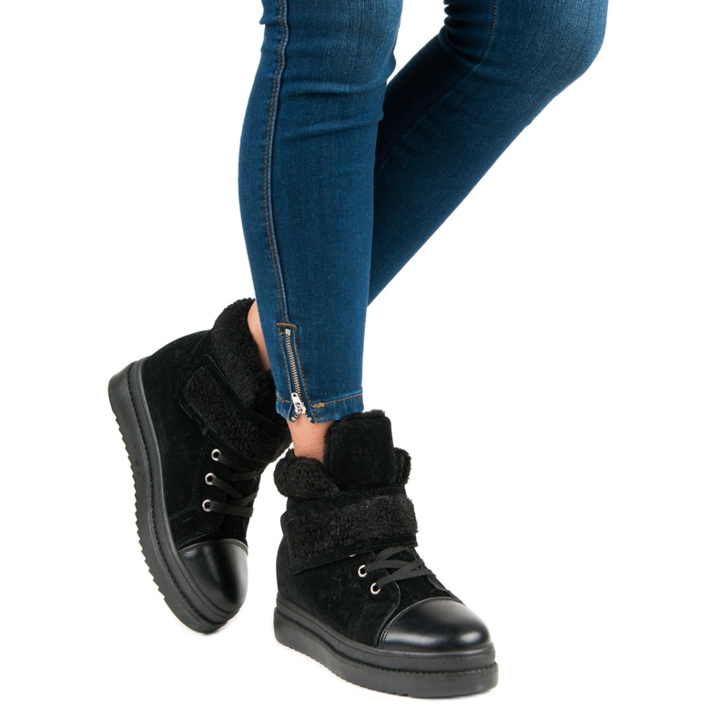 Botas negras cálidas negro 2 Botas negras cálidas negro 2