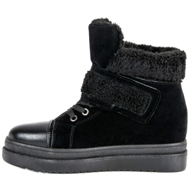 Botas negras cálidas negro 4