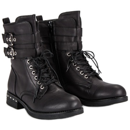 Super Me Botas cómodas negro 5