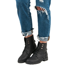 Balada Botas de trabajo con cordones negro 1