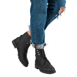 Balada Botas de trabajo con cordones negro 2