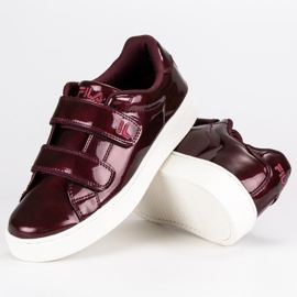 Fila Upstage Velcro Low Wmn rojo 4