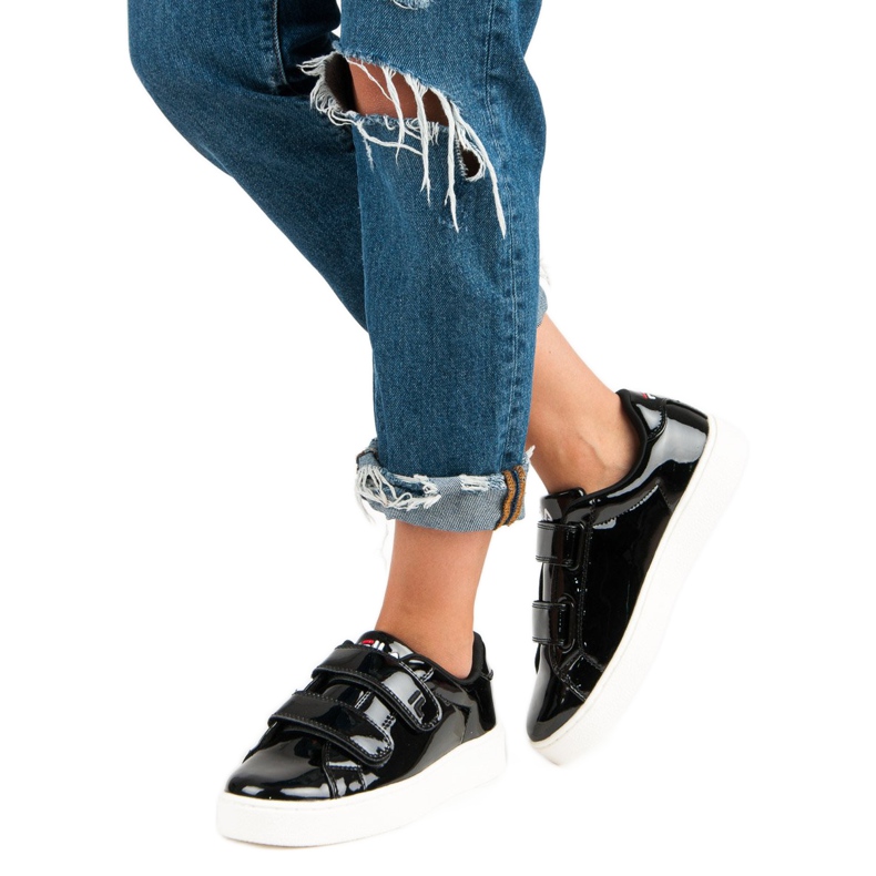 Fila Upstage Velcro Low Wmn negro 2