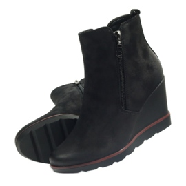 Filippo Botas negras en koturno 452 negro 4