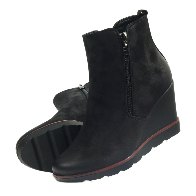Filippo Botas negras en koturno 452 negro 4