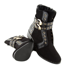 Botas de mujer negras 9243 negras negro 6