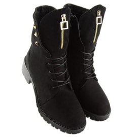Botas de trabajo negras HX-015 Black negro 2
