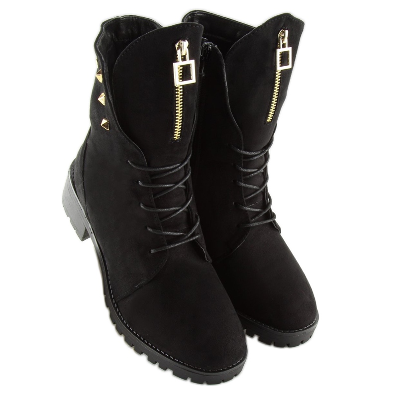 Botas de trabajo negras HX-015 Black negro 2