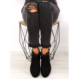 Negro Botines para mujer negro L1217 Negro 3