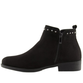 Negro Botines para mujer negro L1217 Negro 5