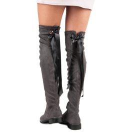Seastar Botas de gamuza elegantes gris 2