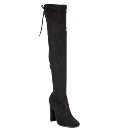 Seastar Botas altas hasta el muslo sexy negro 3