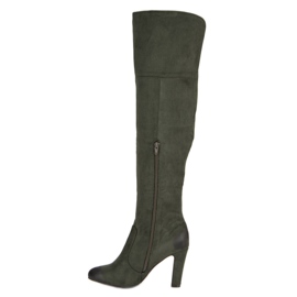 Botas de tacón VINCEZA verde 6