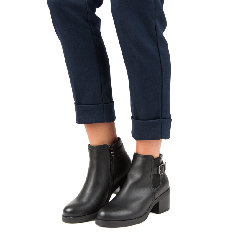 Anesia Paris Botas Chelsea cómodas negro 1 Anesia Paris Botas Chelsea cómodas negro 1