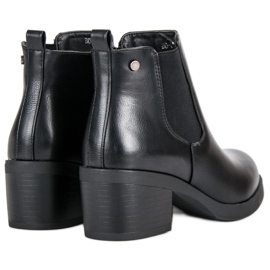 Anesia Paris Botas clásicas de botines Jodhpur negro 4
