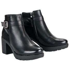 Anesia Paris Botines negros en un poste 5