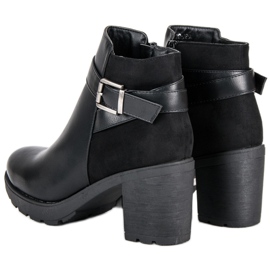Anesia Paris Botines negros en un poste 4