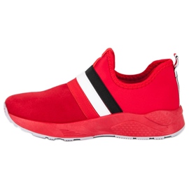 Zapatillas slip-on rojas rojo 5