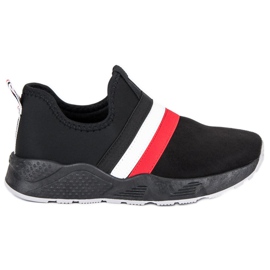 Zapatillas slip-on negras negro 4