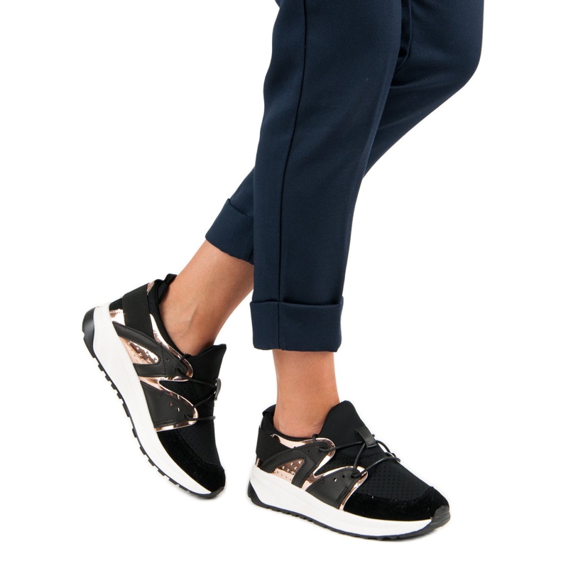 Calzado deportivo con estilo negro 2