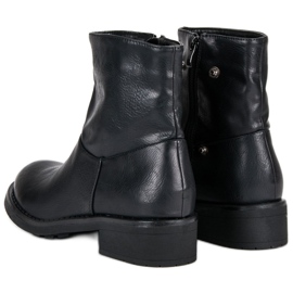 SDS Botas de mujer de moda negro 8