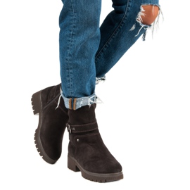 Botas de piel cálidas marrón 2 Botas de piel cálidas marrón 2