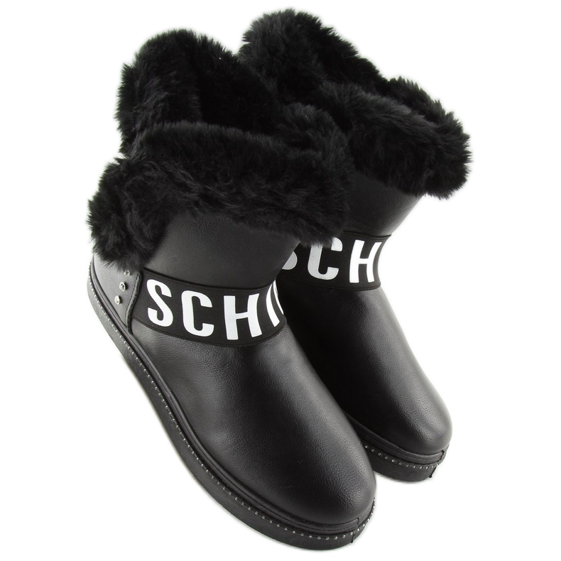 Botas de nieve para mujer negras NB239P-1 negro 2 Botas de nieve para mujer negras NB239P-1 negro 2