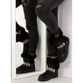Botas de nieve para mujer negras NB239P-1 negro 4