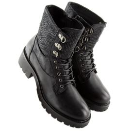Botas negras para mujer 1621 Black negro 3