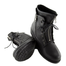 Botas militares negras de mujer CLS-31 Black negro 5