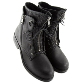 Botas militares negras de mujer CLS-31 Black negro 1 Botas militares negras de mujer CLS-31 Black negro 1