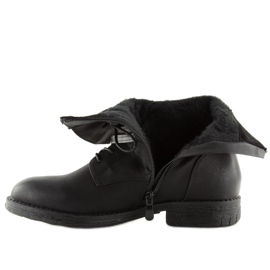 Negro Botas negras de mujer BH52-KB negro 6