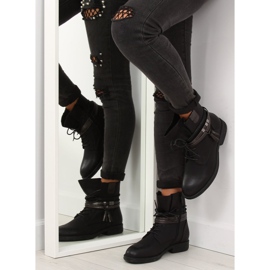 Negro Botas negras de mujer BH52-KB negro 8