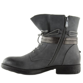 Gris Botas grises de mujer BH52-KB gris 6