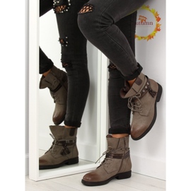 Botas de mujer beige y marrón BH52-KB khaki 1 Botas de mujer beige y marrón BH52-KB khaki 1