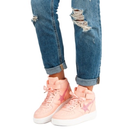 Botines de moda rosado 4