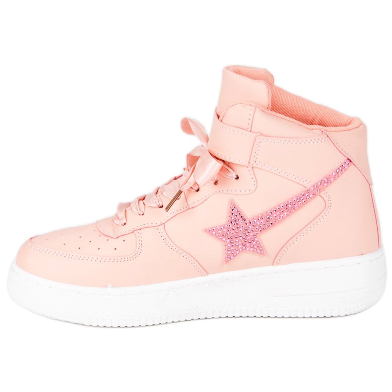 Botines de moda rosa 1